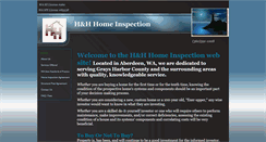 Desktop Screenshot of handhhomeinspection.com